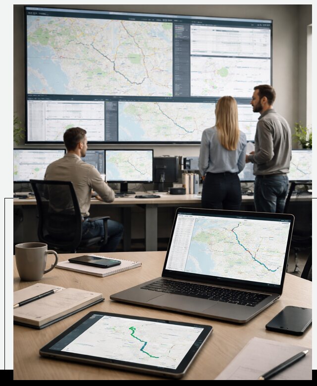 Трекинг грузов и Fleet Management, мониторинг автопарка в Черногорске