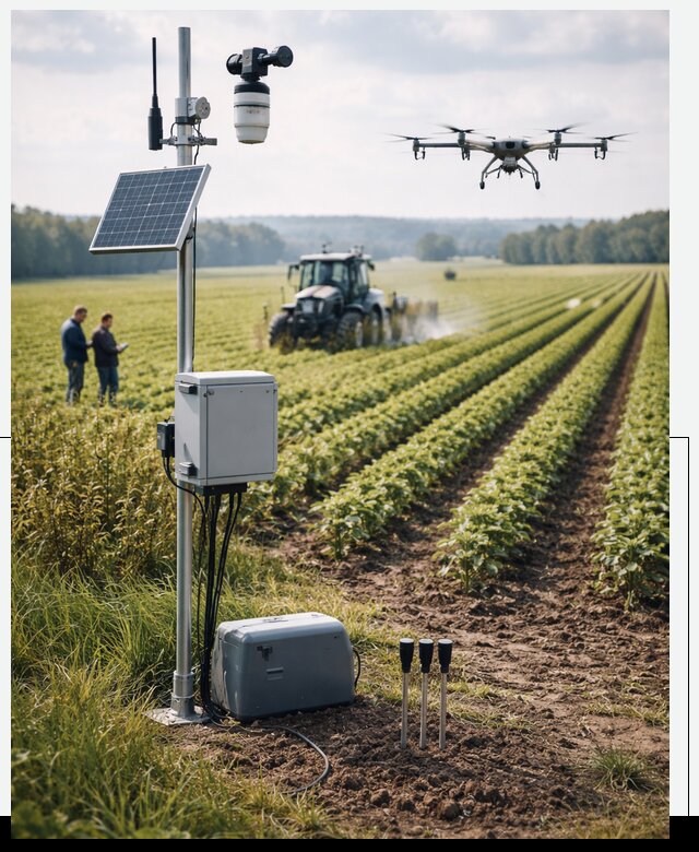 Разработка IoT мониторинга полей в Черногорске от 8676 р. | АвикейЧрн