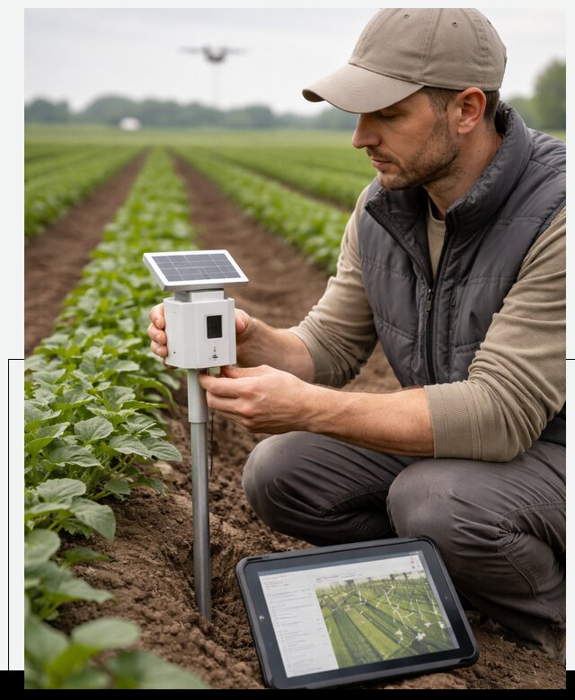 IoT мониторинг сельскохозяйственных полей и контроля в Черногорске